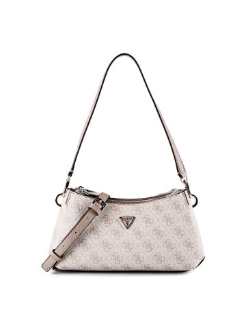 Guess Noelle Schultertasche 27 cm in dark taupe logo