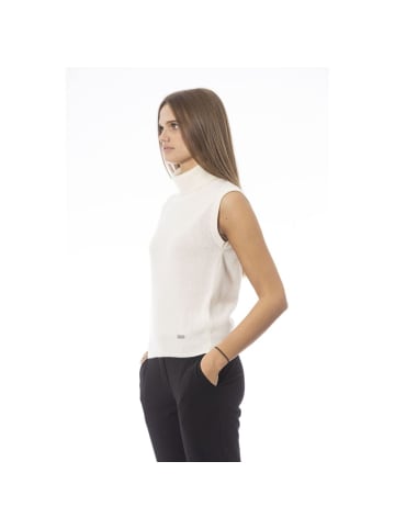 Baldinini Trend Weiß Wolle Damen Pullover