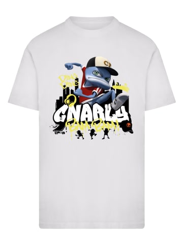 F4NT4STIC T-Shirt Crazy Frog Gnarly Bam Bam in weiß