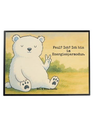 Mr. & Mrs. Panda Ostergeschenk Eisbär Faul Design mit Spruch in Weiß