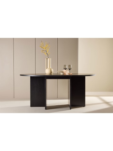 ebuy24 Esstisch Strada Schwarz 120 x 120 cm