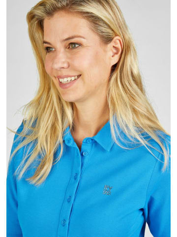 Rabe Knopfleisten T-Shirt für Damen in blau