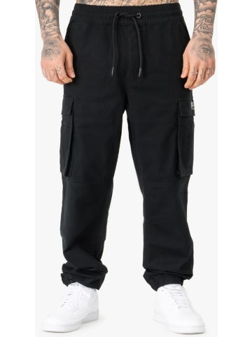Lonsdale Cargohose "Mickley Herren Cargohose normale Passform" in Schwarz