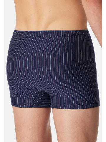Schiesser Retro Short / Pant 95/5 Essentials in Schwarz / blau