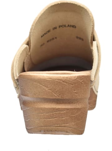 Sanita Comfortwear Clog "Original-Knaus Open" in Braun