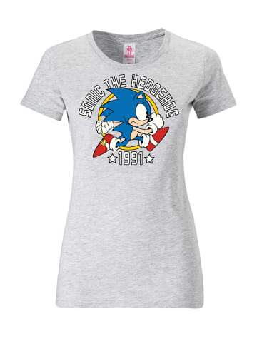 Logoshirt T-Shirt Sonic - 1991 in grau-meliert