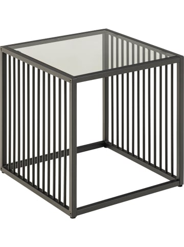 ebuy24 Couchtisch Strington Grau 40 x 40 cm