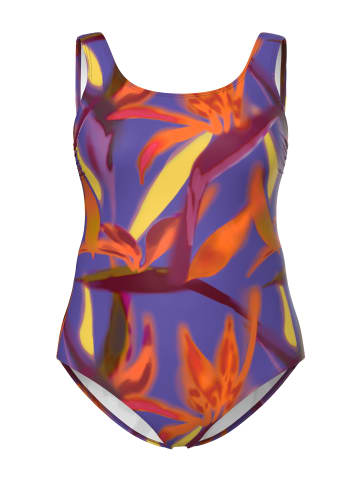 Ulla Popken Badeanzug in nachtblau