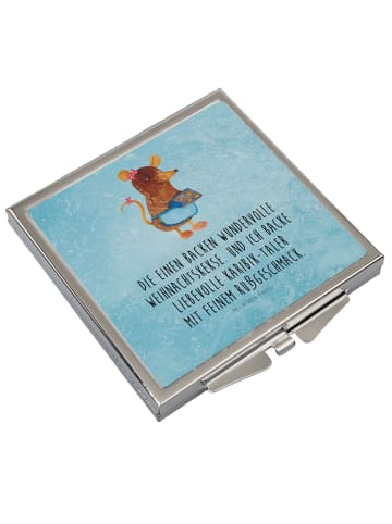 Mr. & Mrs. Panda Mini Spiegel Maus Kekse mit Spruch in Eisblau