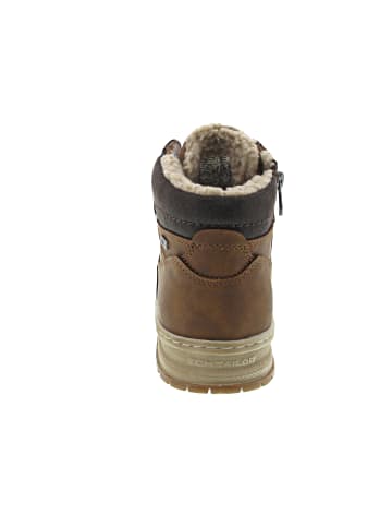 Tom Tailor Schnürstiefel Braun