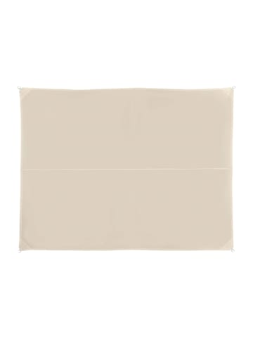 relaxdays Sonnensegel in Beige - (B)400 x (T)500 cm