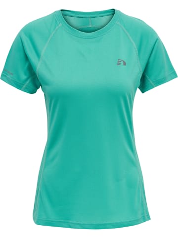 Newline Newline T-Shirt Women Running Laufen Damen Atmungsaktiv Feuchtigkeitsabsorbierenden in BLUE TURQUOISE