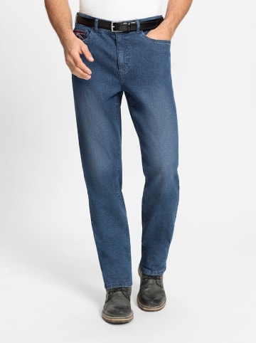 WITT WEIDEN 5-Pocket-Jeans in blue-stone-washed
