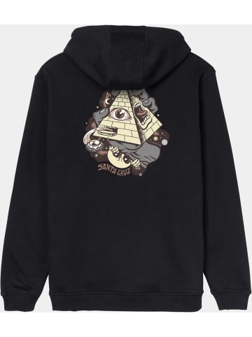 Santa Cruz Hoodie "Knibbs Invasion Hand Hood" in Schwarz