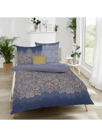 kaeppel Fein Biber Bettwäsche in blau