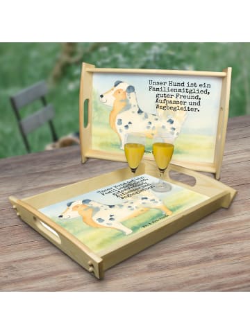 Mr. & Mrs. Panda tablett holz Hund Australien Shepherd Design mi... in Weiß