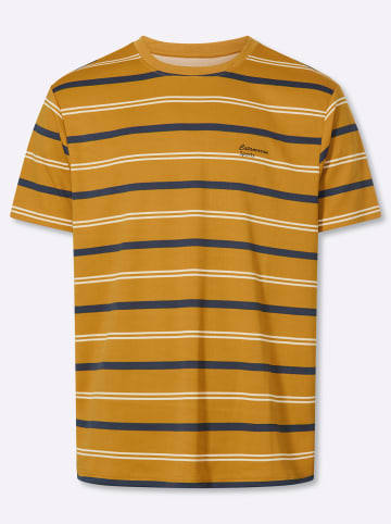 WITT WEIDEN Funktions-Shirt in ocker-gestreift