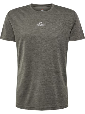 Newline T-Shirt S/S Nwlpace Melange Tee in BELUGA MELANGE