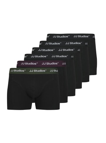 Jack & Jones Retro Short / Pant Soho in Schwarz / lila / grün