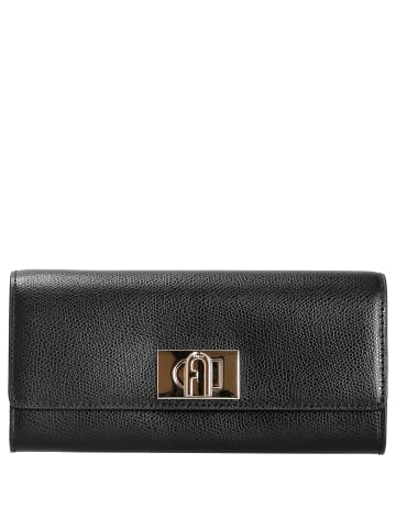 Furla 1927 Continental - Geldbörse 10cc 19 cm (ciliegia d) in schwarz