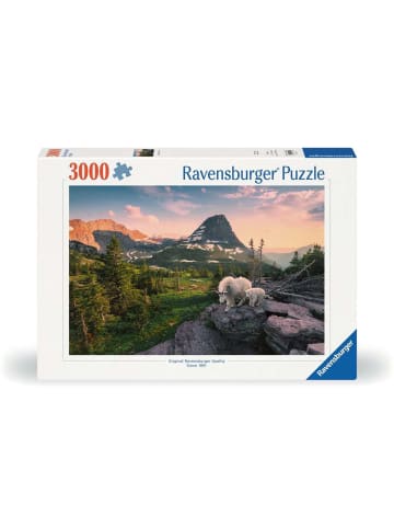 Ravensburger Puzzle 3.000 Teile Erwachsenenpuzzle 3000 Teile - Almbock mit Baby 14-99 Jahre in bunt