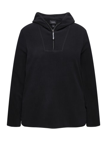 Ulla Popken Sweatshirt in schwarz