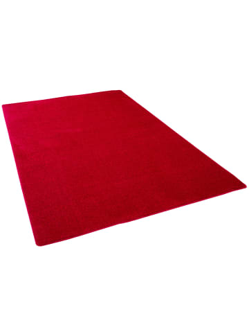 Snapstyle Hochflor Velours Teppich Luna in Rot