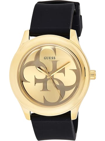 Guess Quarzuhr G-Twist goldfarben in schwarz