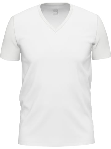 Ammann Baumwolle, Single-Jersey Bio Unterhemd 1/2-Arm in weiß