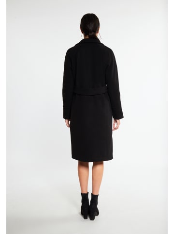 faina Damen Mantel in Schwarz