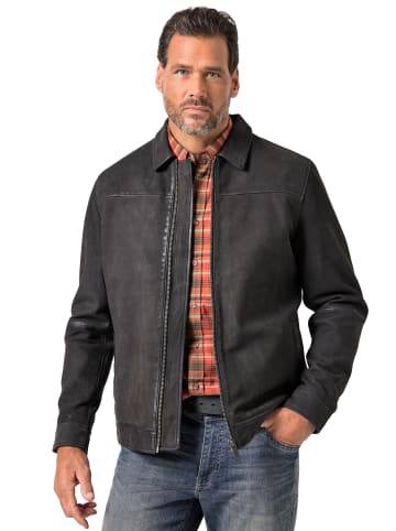 JP1880 Lederjacke in schwarz