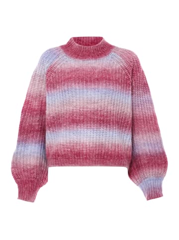 myMo Pullover in LILA MEHRFARBIG