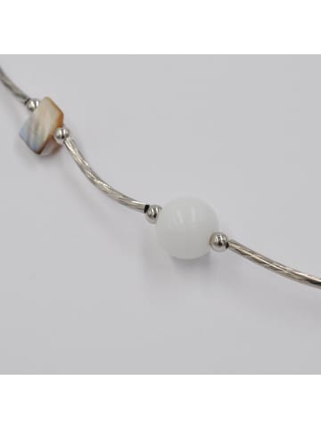 Steuer Modeschmuck Metall in silber