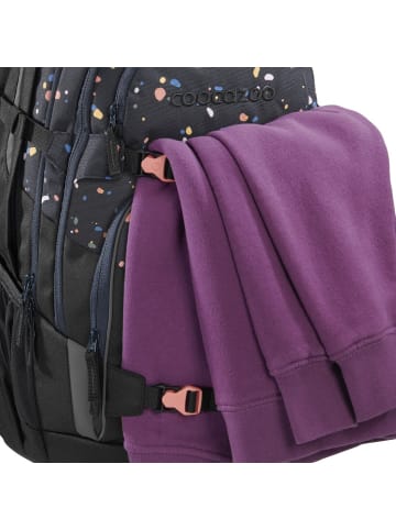 Coocazoo PORTER „Sprinkled Candy“, schwarz/bunt, 2-teilig in Schwarz