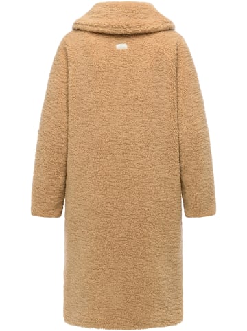 ragwear Fellimitatmantel Tedyco YOUMODO in Camel