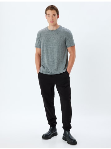 KOTON T-shirt in Dunkelgraue Melange