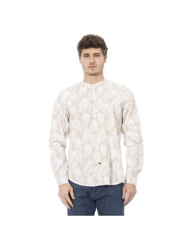 Baldinini Trend Beige Baumwolle Lang Ärmel T-Shirt