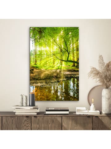 OnlyWow Metallbild Waldlicht
