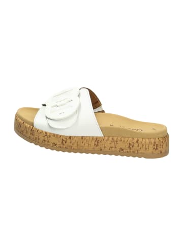 Gabor Plateau Pantoletten in Weiß