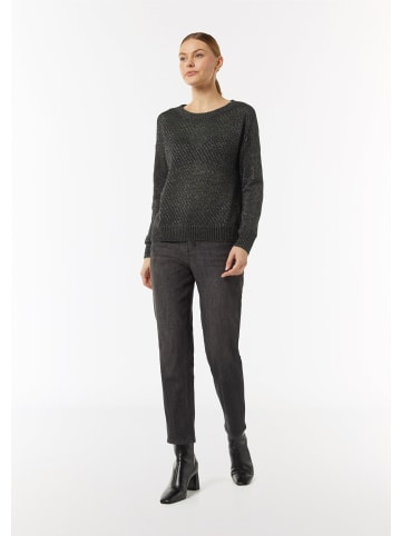 comma CI Strickpullover langarm in Schwarz