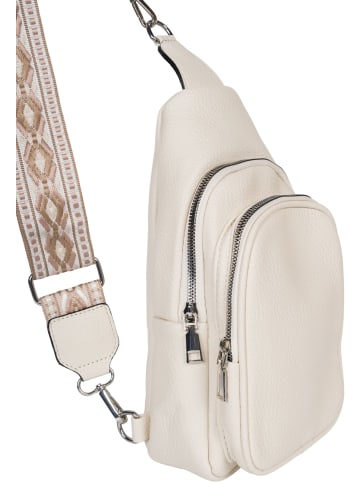 styleBREAKER One Shoulder Rucksack Tasche in Beige