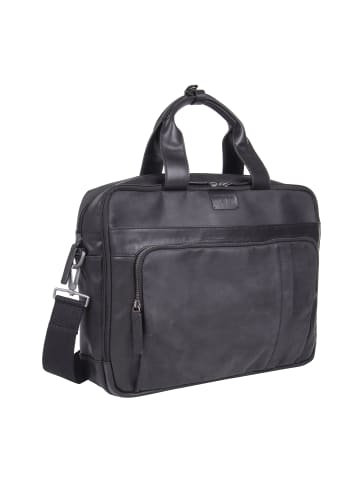 Strellson Aktentasche 'Brick Lane Charles in Schwarz 39 x 30 x 11 cm'
