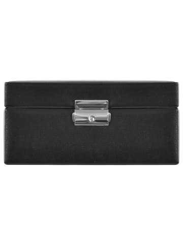 Windrose Merino Uhrenbox 19,5 cm in schwarz