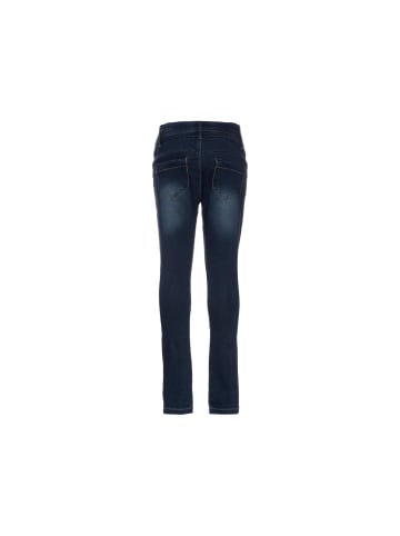name it Mädchen Jeanshose im Used-Look in Blau
