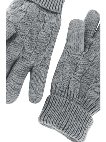 normani Merino Handschuhe mit Design passend zum Yuma Set in Grau