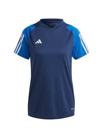 adidas Performance Trainingsshirt Tiro 23 Club in dunkelblau / weiß