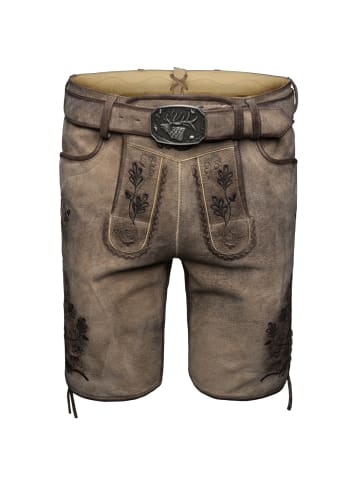 Spieth & Wensky Lederhose Archibald in dunkelbraun