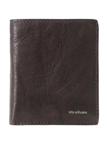 Strellson Jefferson BillFold Q6 Geldbörse Leder 9 cm in dark brown