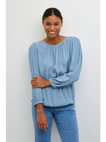 Kaffe Langarm-Bluse KAwilma in Faded Denim