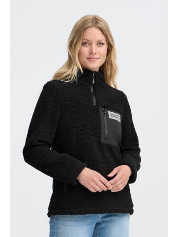 Oxmo Plüschjacke OXABBY in Schwarz